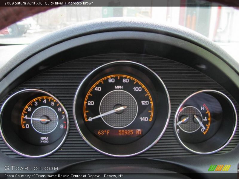 Quicksilver / Morocco Brown 2009 Saturn Aura XR