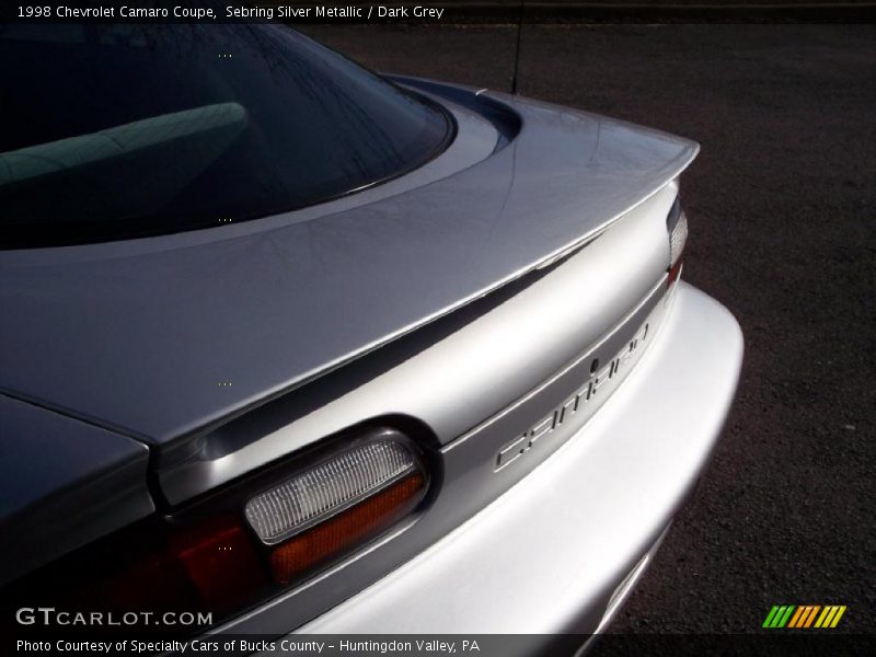 Sebring Silver Metallic / Dark Grey 1998 Chevrolet Camaro Coupe