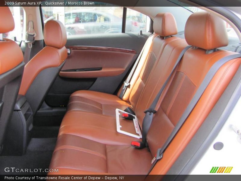 Quicksilver / Morocco Brown 2009 Saturn Aura XR