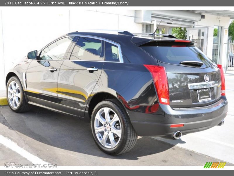 Black Ice Metallic / Titanium/Ebony 2011 Cadillac SRX 4 V6 Turbo AWD