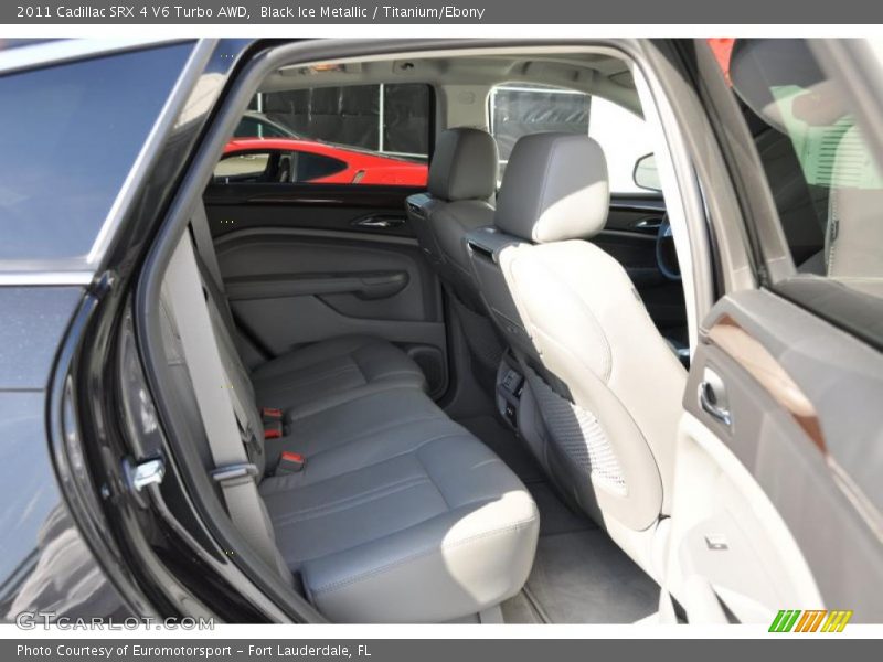 Black Ice Metallic / Titanium/Ebony 2011 Cadillac SRX 4 V6 Turbo AWD