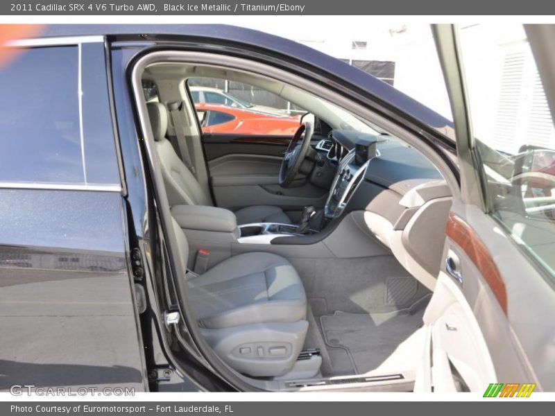 Black Ice Metallic / Titanium/Ebony 2011 Cadillac SRX 4 V6 Turbo AWD