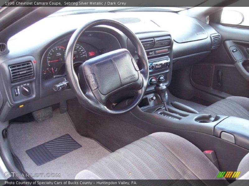 Dark Grey Interior - 1998 Camaro Coupe 