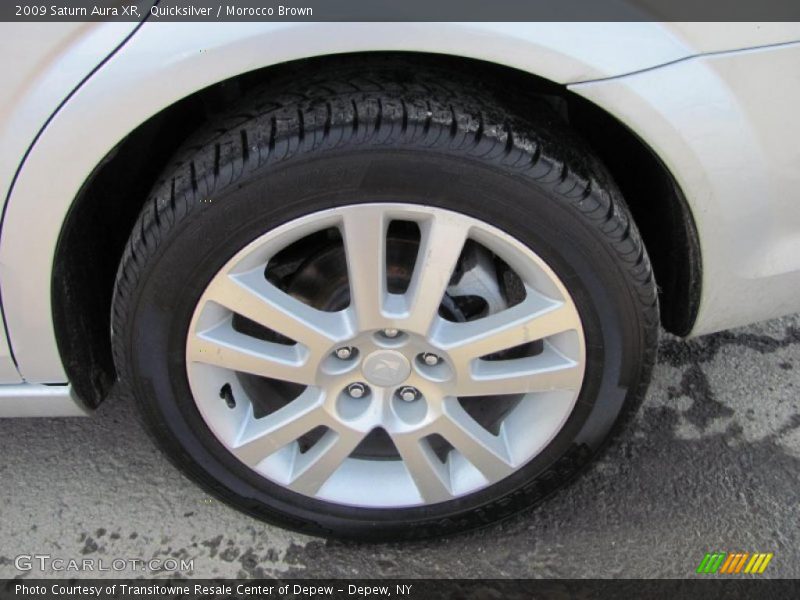 Quicksilver / Morocco Brown 2009 Saturn Aura XR