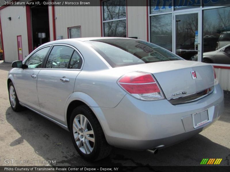 Quicksilver / Morocco Brown 2009 Saturn Aura XR