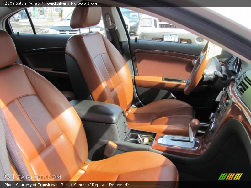 Quicksilver / Morocco Brown 2009 Saturn Aura XR
