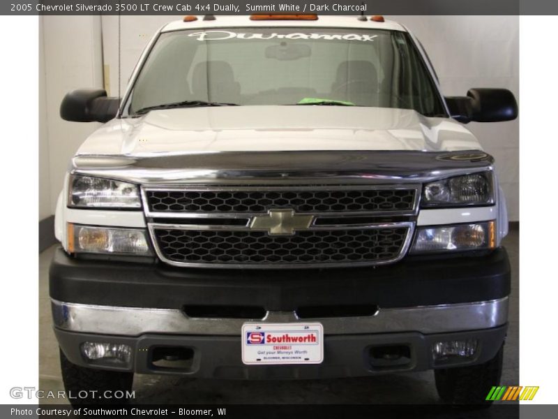 Summit White / Dark Charcoal 2005 Chevrolet Silverado 3500 LT Crew Cab 4x4 Dually
