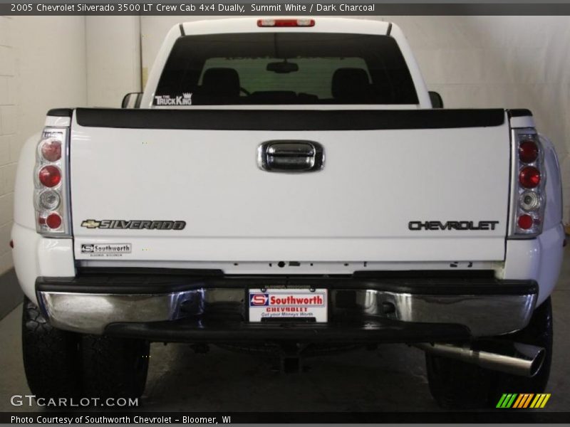 Summit White / Dark Charcoal 2005 Chevrolet Silverado 3500 LT Crew Cab 4x4 Dually