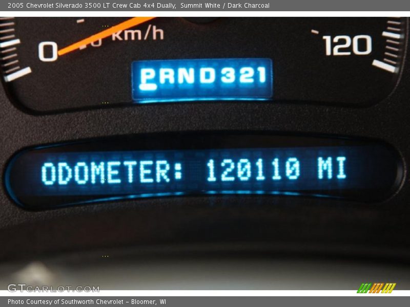 Summit White / Dark Charcoal 2005 Chevrolet Silverado 3500 LT Crew Cab 4x4 Dually