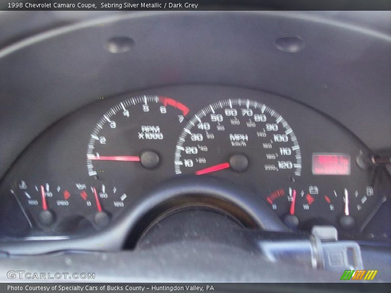 Sebring Silver Metallic / Dark Grey 1998 Chevrolet Camaro Coupe
