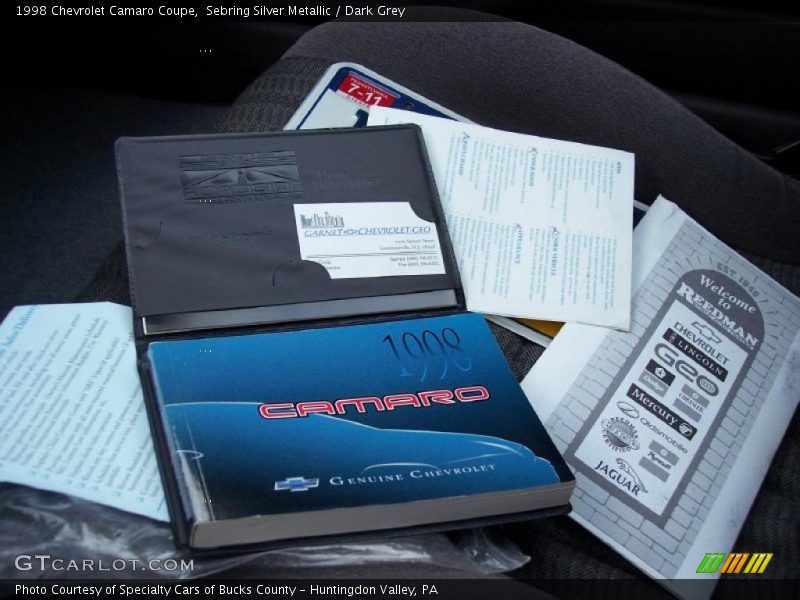 Sebring Silver Metallic / Dark Grey 1998 Chevrolet Camaro Coupe
