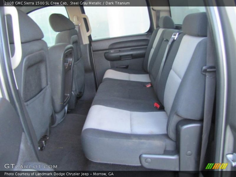 Steel Gray Metallic / Dark Titanium 2008 GMC Sierra 1500 SL Crew Cab