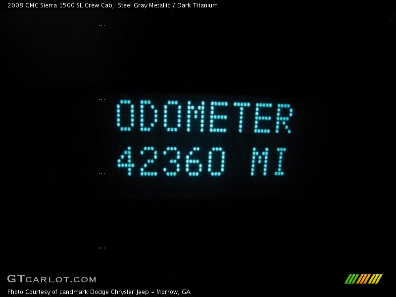 Steel Gray Metallic / Dark Titanium 2008 GMC Sierra 1500 SL Crew Cab