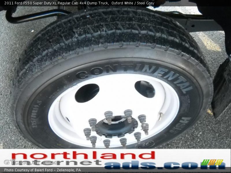 Oxford White / Steel Grey 2011 Ford F550 Super Duty XL Regular Cab 4x4 Dump Truck