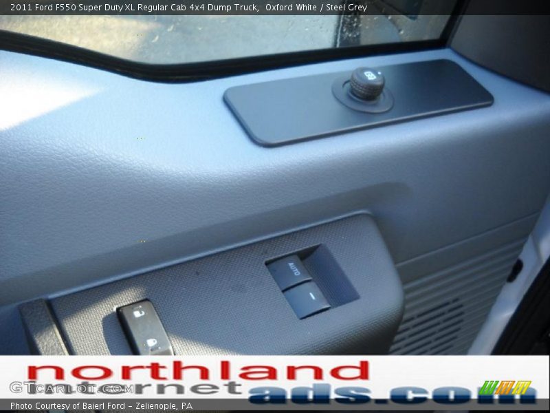 Oxford White / Steel Grey 2011 Ford F550 Super Duty XL Regular Cab 4x4 Dump Truck