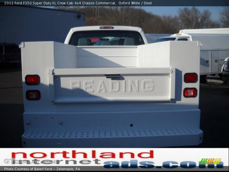 Oxford White / Steel 2011 Ford F350 Super Duty XL Crew Cab 4x4 Chassis Commercial