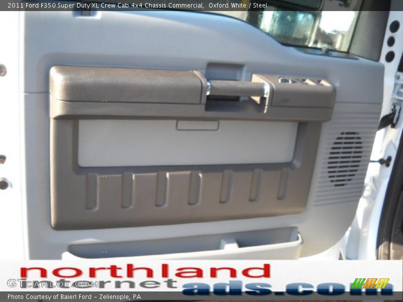 Oxford White / Steel 2011 Ford F350 Super Duty XL Crew Cab 4x4 Chassis Commercial