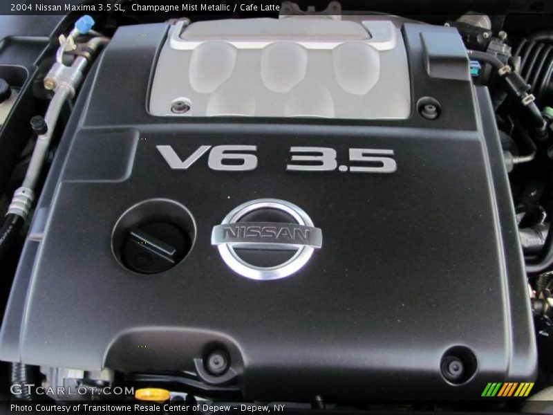 Champagne Mist Metallic / Cafe Latte 2004 Nissan Maxima 3.5 SL