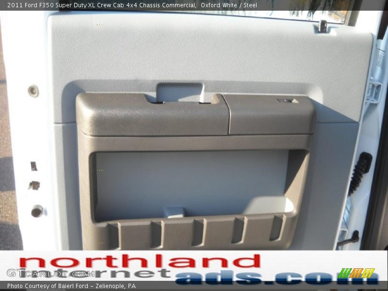 Oxford White / Steel 2011 Ford F350 Super Duty XL Crew Cab 4x4 Chassis Commercial