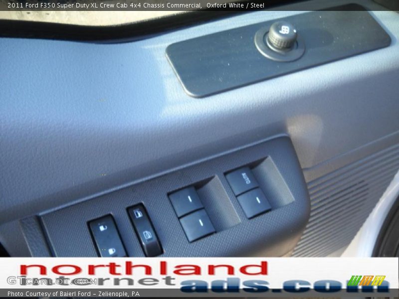 Oxford White / Steel 2011 Ford F350 Super Duty XL Crew Cab 4x4 Chassis Commercial