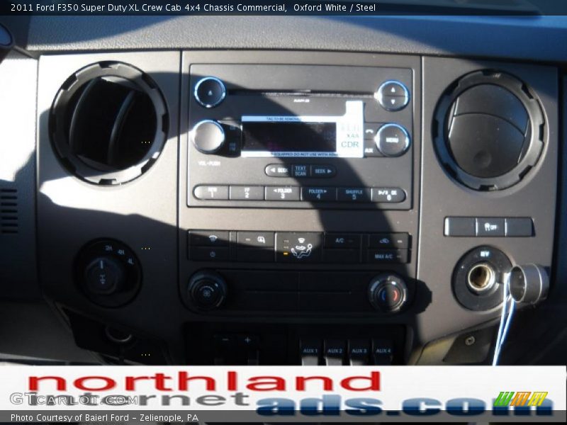 Oxford White / Steel 2011 Ford F350 Super Duty XL Crew Cab 4x4 Chassis Commercial