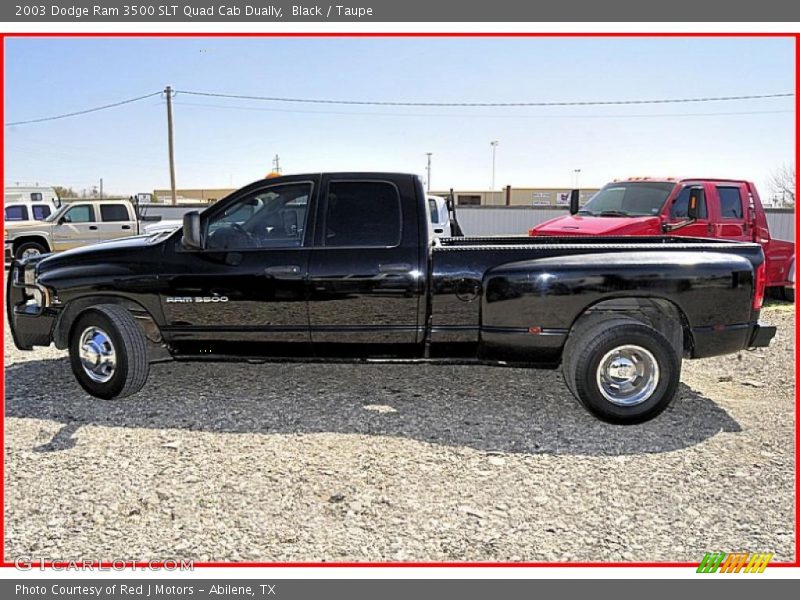 Black / Taupe 2003 Dodge Ram 3500 SLT Quad Cab Dually