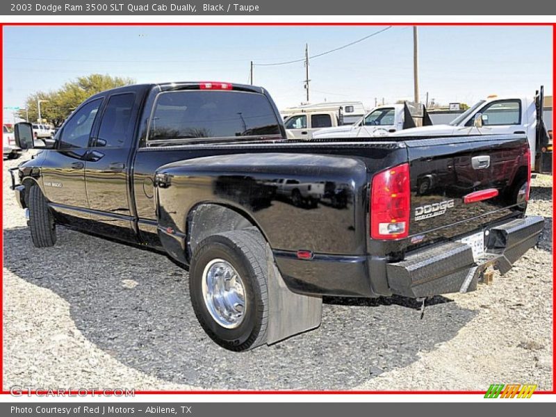 Black / Taupe 2003 Dodge Ram 3500 SLT Quad Cab Dually