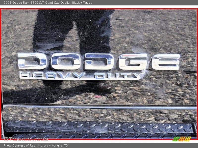 Black / Taupe 2003 Dodge Ram 3500 SLT Quad Cab Dually