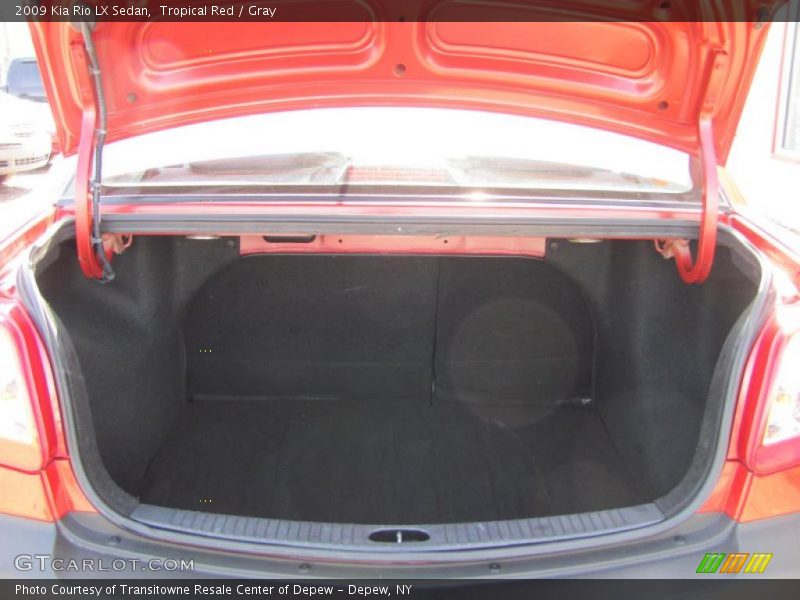 Tropical Red / Gray 2009 Kia Rio LX Sedan