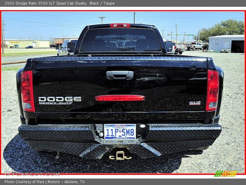 Black / Taupe 2003 Dodge Ram 3500 SLT Quad Cab Dually