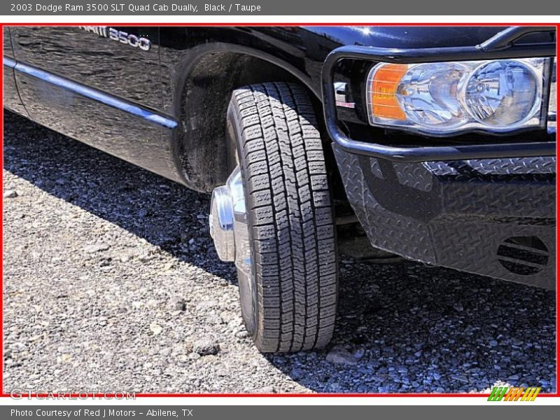 Black / Taupe 2003 Dodge Ram 3500 SLT Quad Cab Dually