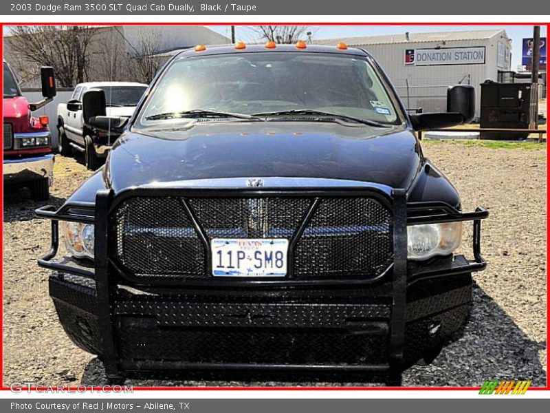 Black / Taupe 2003 Dodge Ram 3500 SLT Quad Cab Dually