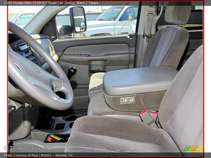 Black / Taupe 2003 Dodge Ram 3500 SLT Quad Cab Dually