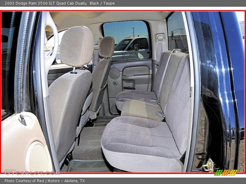 Black / Taupe 2003 Dodge Ram 3500 SLT Quad Cab Dually