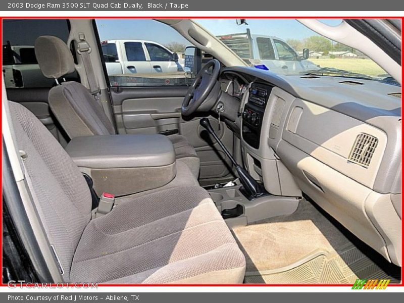 Black / Taupe 2003 Dodge Ram 3500 SLT Quad Cab Dually