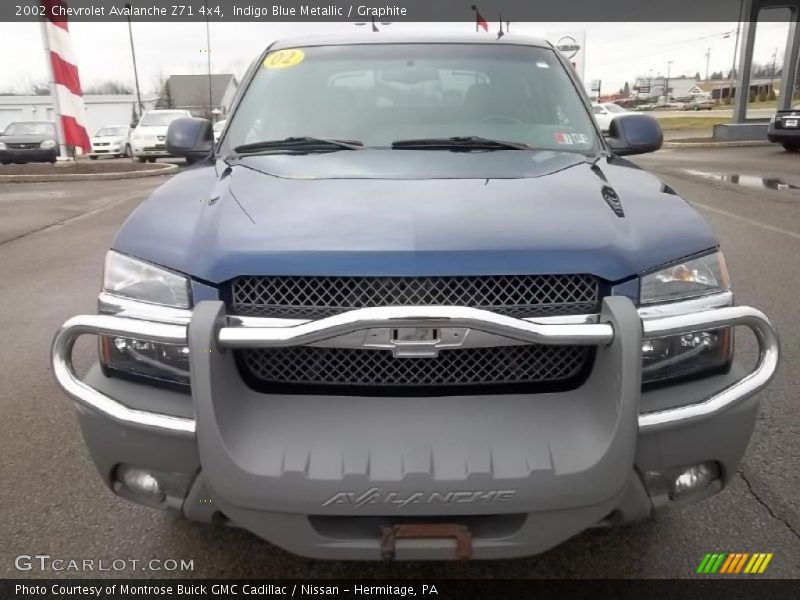 Indigo Blue Metallic / Graphite 2002 Chevrolet Avalanche Z71 4x4