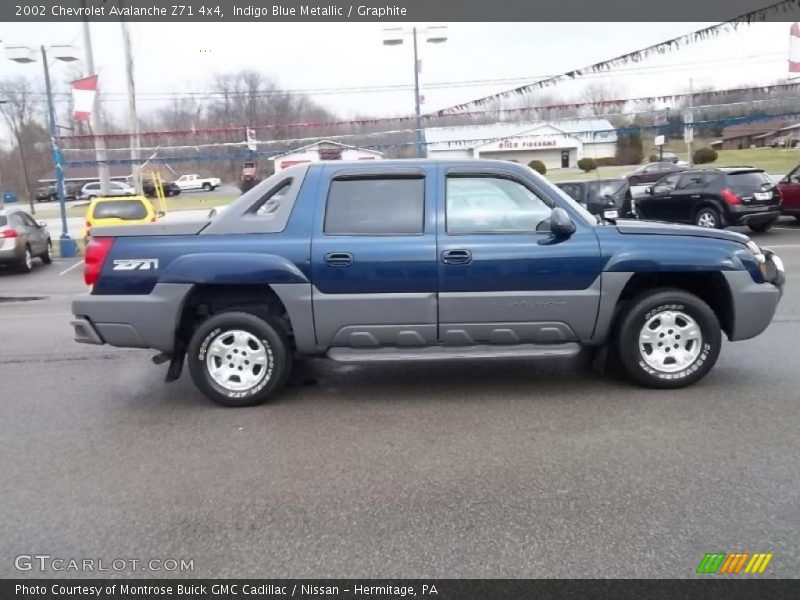 Indigo Blue Metallic / Graphite 2002 Chevrolet Avalanche Z71 4x4