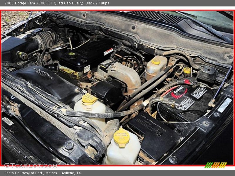 Black / Taupe 2003 Dodge Ram 3500 SLT Quad Cab Dually