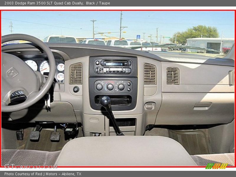 Black / Taupe 2003 Dodge Ram 3500 SLT Quad Cab Dually