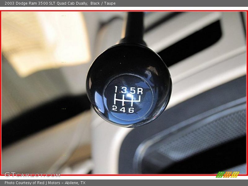 Black / Taupe 2003 Dodge Ram 3500 SLT Quad Cab Dually