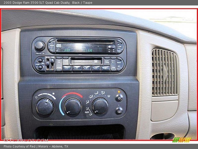 Black / Taupe 2003 Dodge Ram 3500 SLT Quad Cab Dually