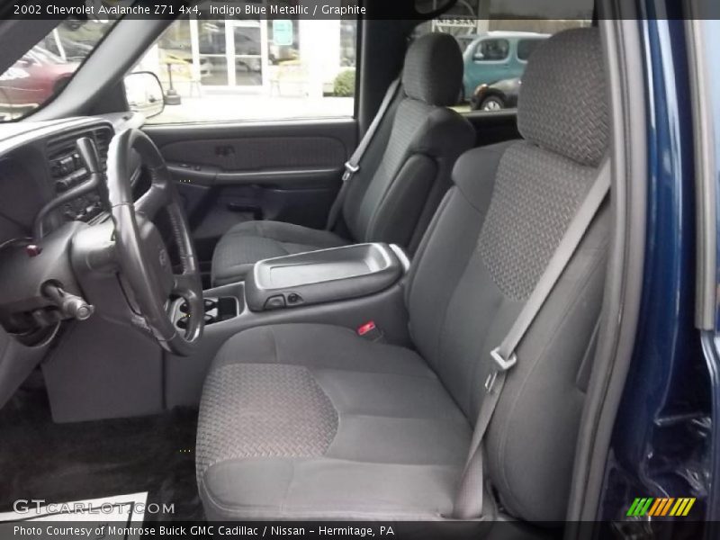 Indigo Blue Metallic / Graphite 2002 Chevrolet Avalanche Z71 4x4
