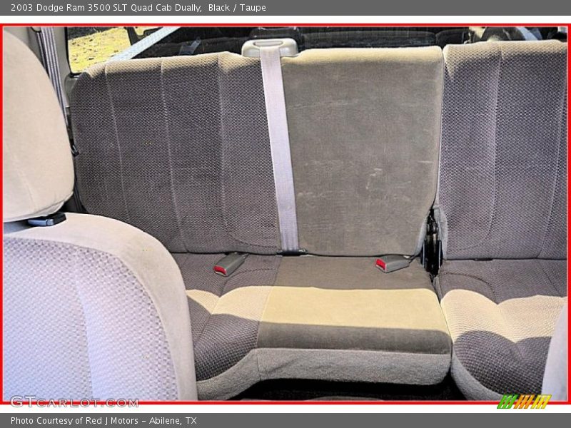 Black / Taupe 2003 Dodge Ram 3500 SLT Quad Cab Dually