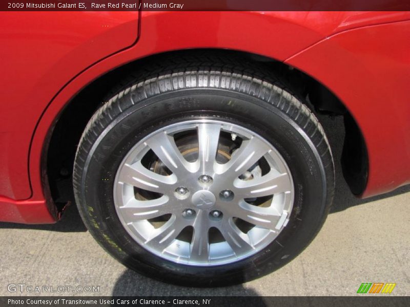 Rave Red Pearl / Medium Gray 2009 Mitsubishi Galant ES