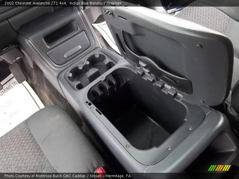 Indigo Blue Metallic / Graphite 2002 Chevrolet Avalanche Z71 4x4