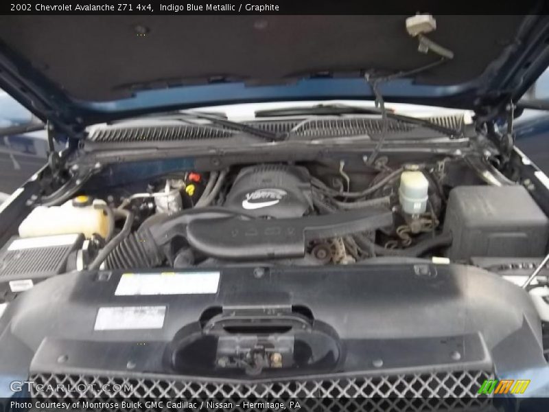 Indigo Blue Metallic / Graphite 2002 Chevrolet Avalanche Z71 4x4