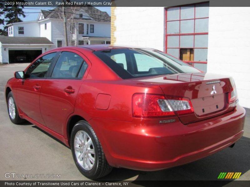 Rave Red Pearl / Medium Gray 2009 Mitsubishi Galant ES
