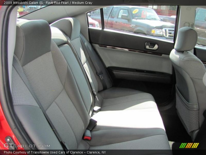 Rave Red Pearl / Medium Gray 2009 Mitsubishi Galant ES