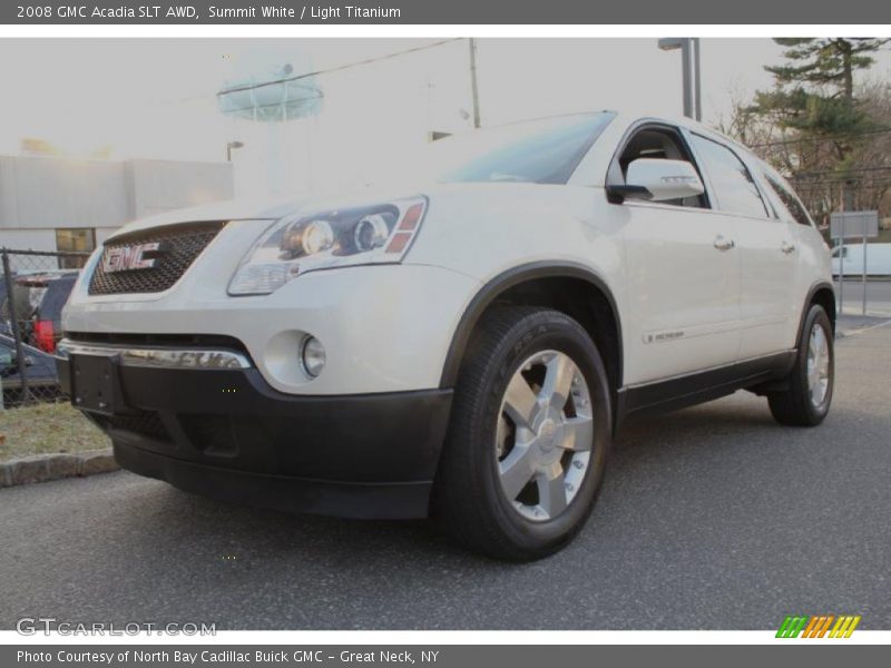 Summit White / Light Titanium 2008 GMC Acadia SLT AWD