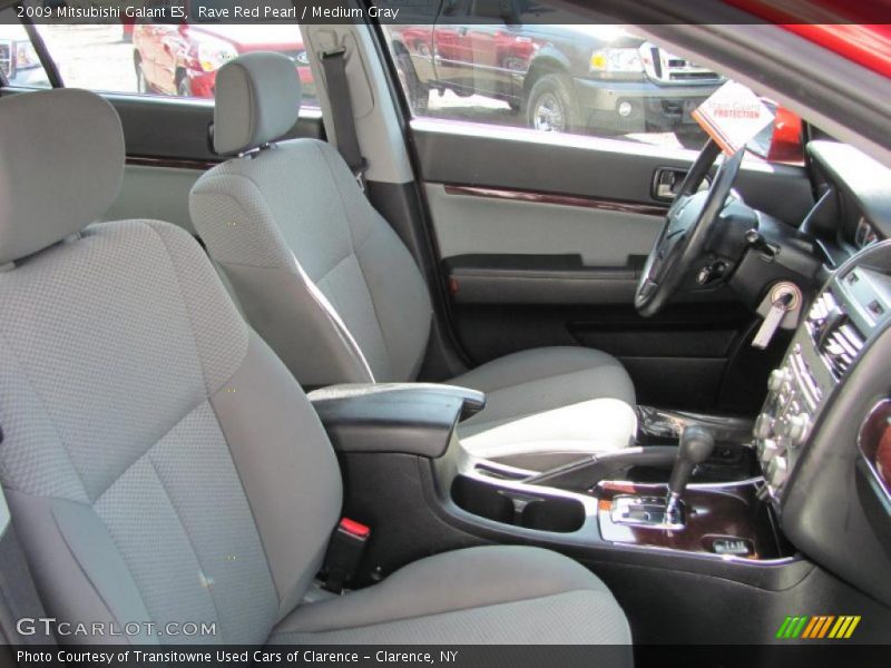 Rave Red Pearl / Medium Gray 2009 Mitsubishi Galant ES